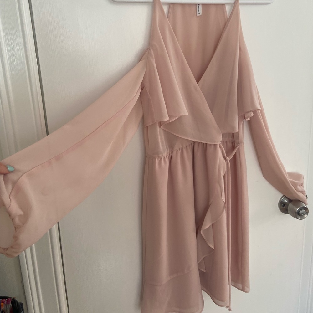 Bcbg dress light blush pink